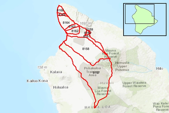 Kohala Region Surface Water Hydrologic Units