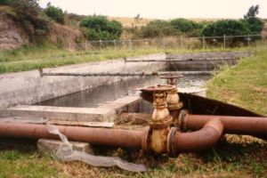 One of the two reservoirs that receive water from Well #17 (No. 0901-01)