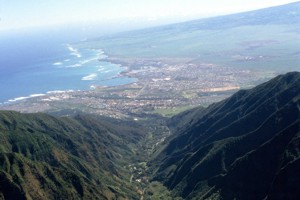 View of Wailuku, Maui