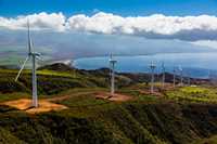 West Maui Wind Turbines, Maalaea, Maui, Hawaii.