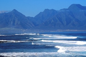 The north shore of Maui and the West Maui Mountains