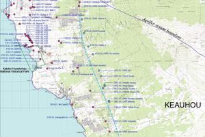 Keauhou Aquifer System Well Map