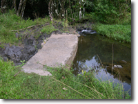 Diversion on Waiokamilo Stream, Maui, Hawaii.